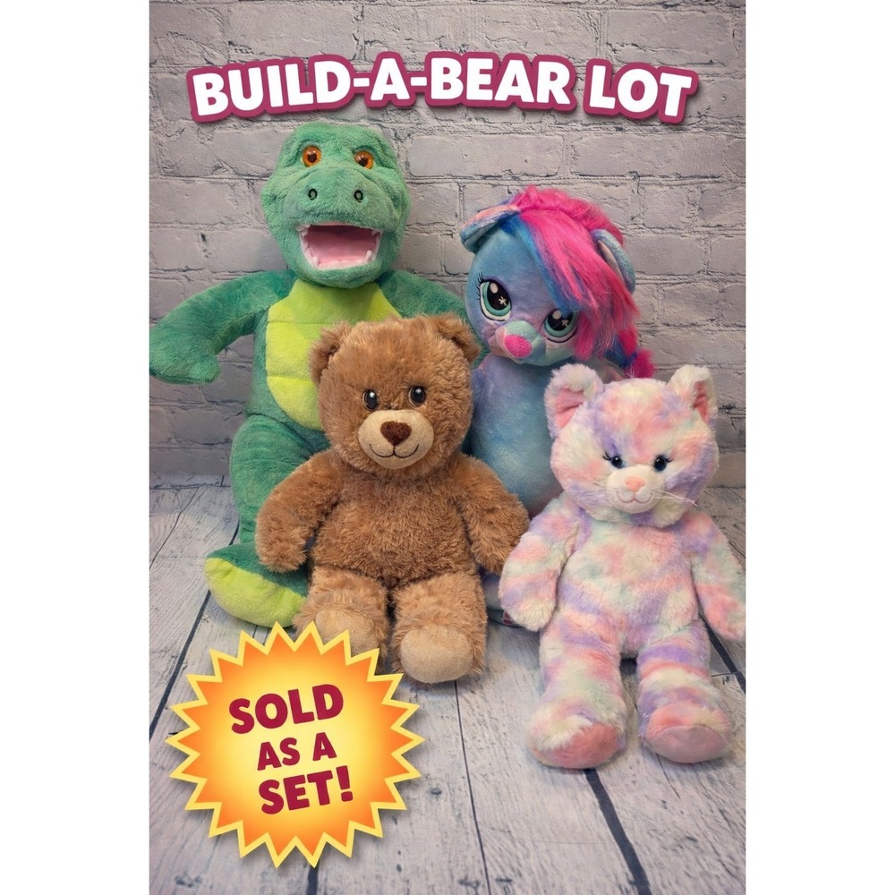 Build A Bear Plush Lot of‎ 4